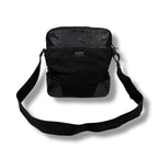 Gucci Crossbody Bag Shoulder Black Cima Leather GG Pattern Nylon Canvas