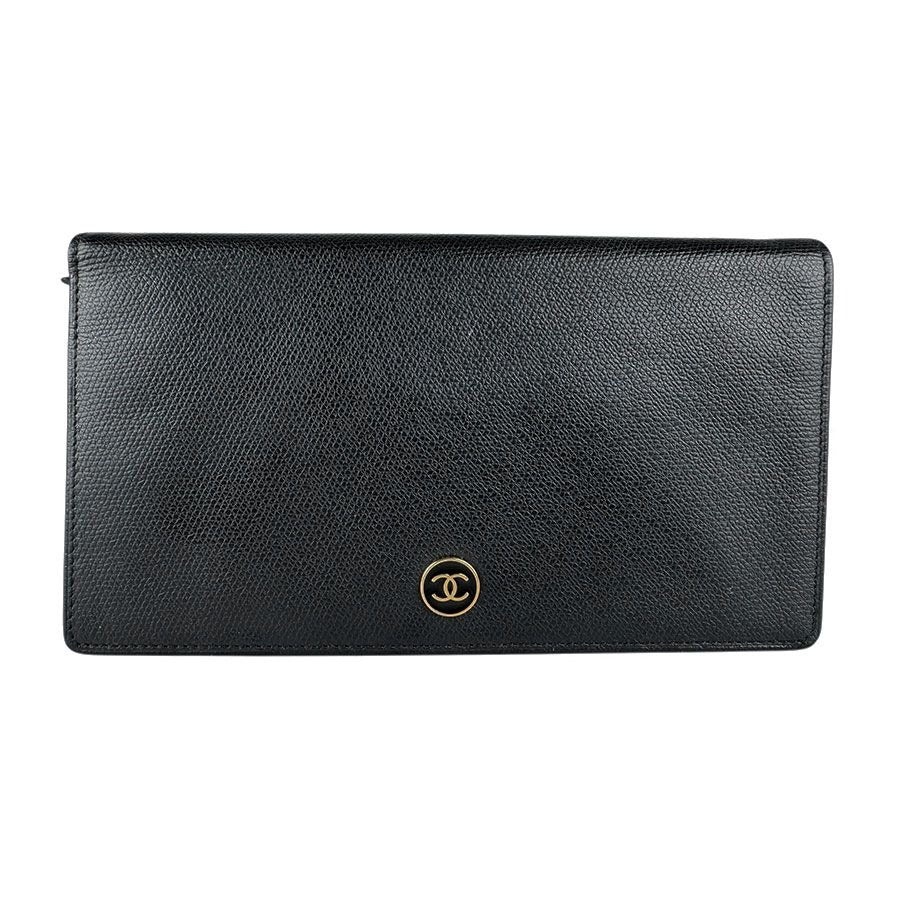 Chanel Bifold Wallet Here Button