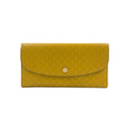 Gucci Micro Guccissima Leather Yellow Trifold Wallet Gold