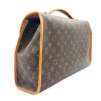 Louis Vuitton Beverly Monogram 2-Way Leather Brown Light Handbag Gold — view 2