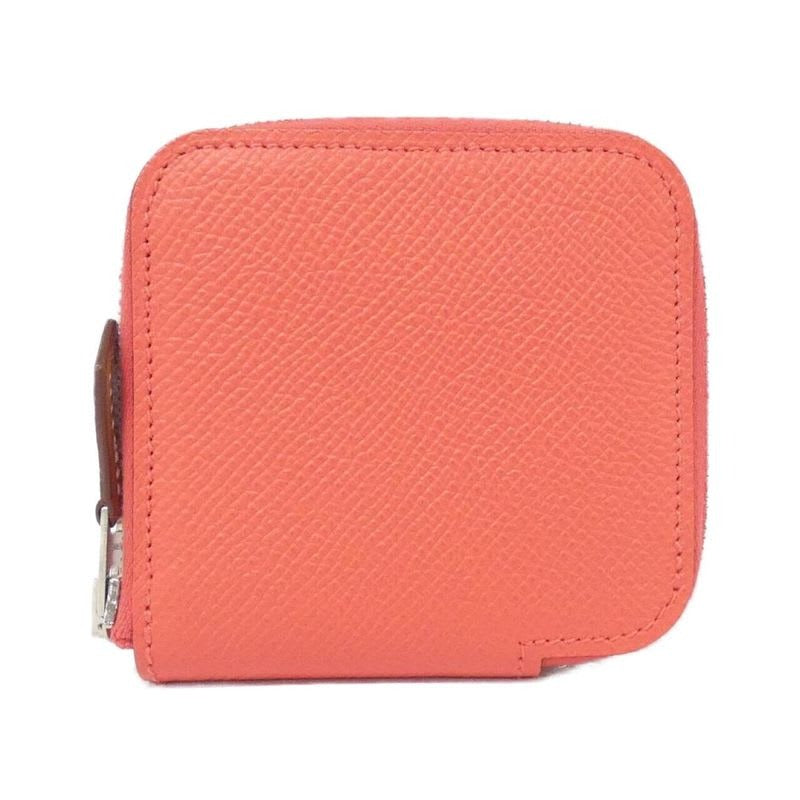 Hermes Carre en Boucles Silk In Porte Monnaie Coin Case