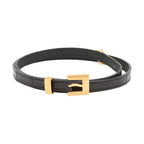Hermes Belt Black Gold Porosus Matt 75