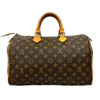 Louis Vuitton Vintage Speedy 35 Monogram Leather Handbag — view 2