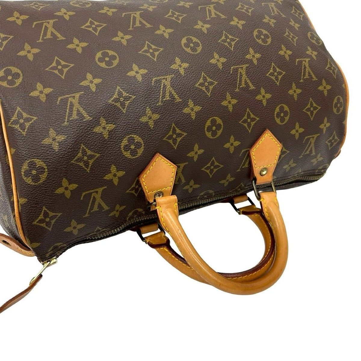 Louis Vuitton Vintage Speedy 35 Monogram Leather Handbag — view 4