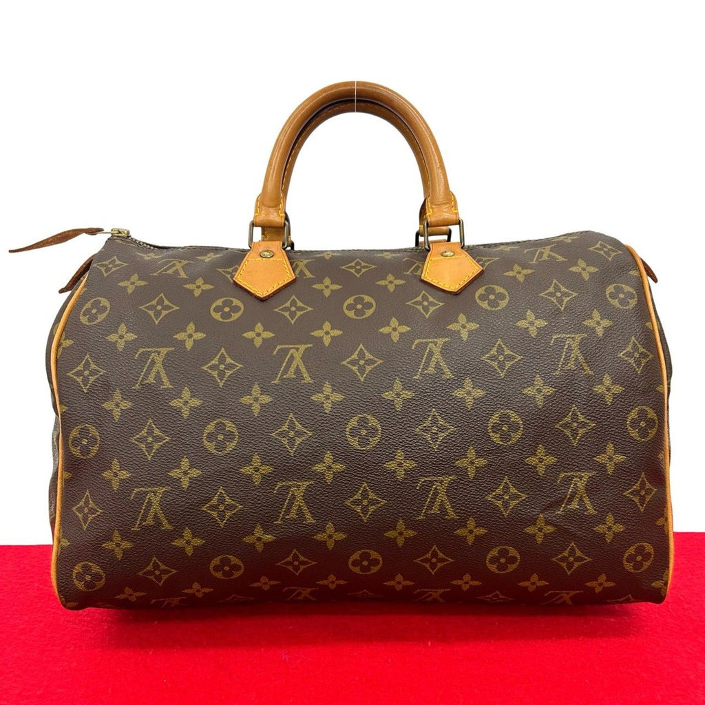Louis Vuitton Vintage Speedy 35 Monogram Leather Handbag