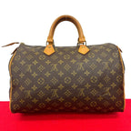 Louis Vuitton Vintage Speedy 35 Monogram Leather Handbag