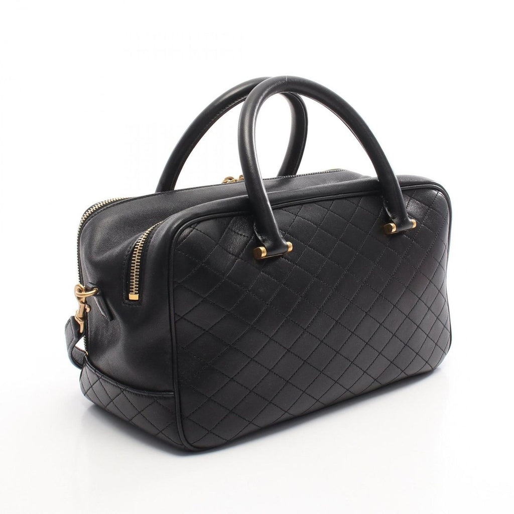 Saint Laurent Paris Handbag Rear Duffle Black Leather 2-Way — view 2