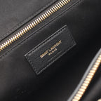 Saint Laurent Paris Handbag Rear Duffle Black Leather 2-Way — view 4