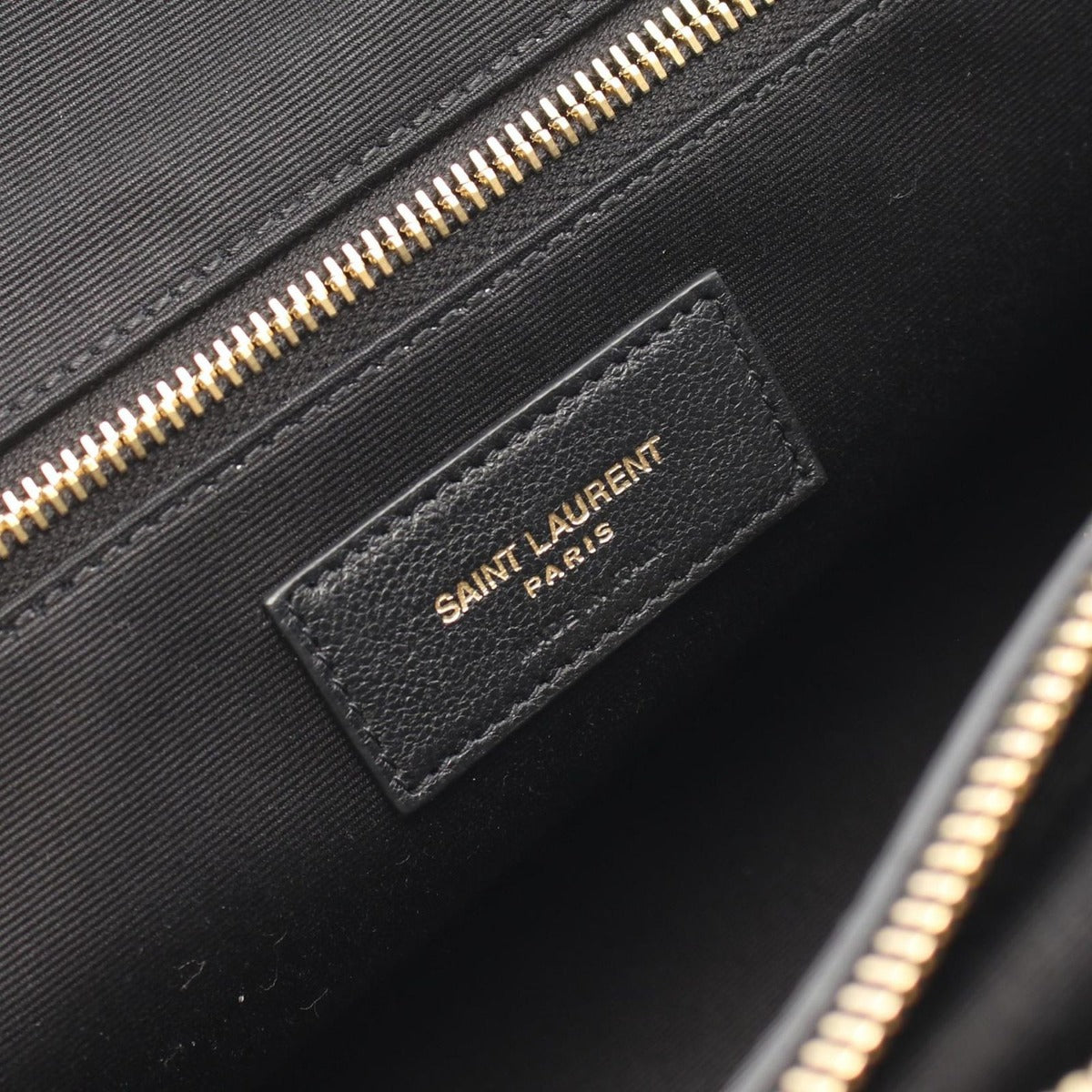 Saint Laurent Paris Handbag Rear Duffle Black Leather 2-Way — view 4