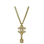 Chanel CC Long Necklace Gold Coco Mark GP A12 — view 3