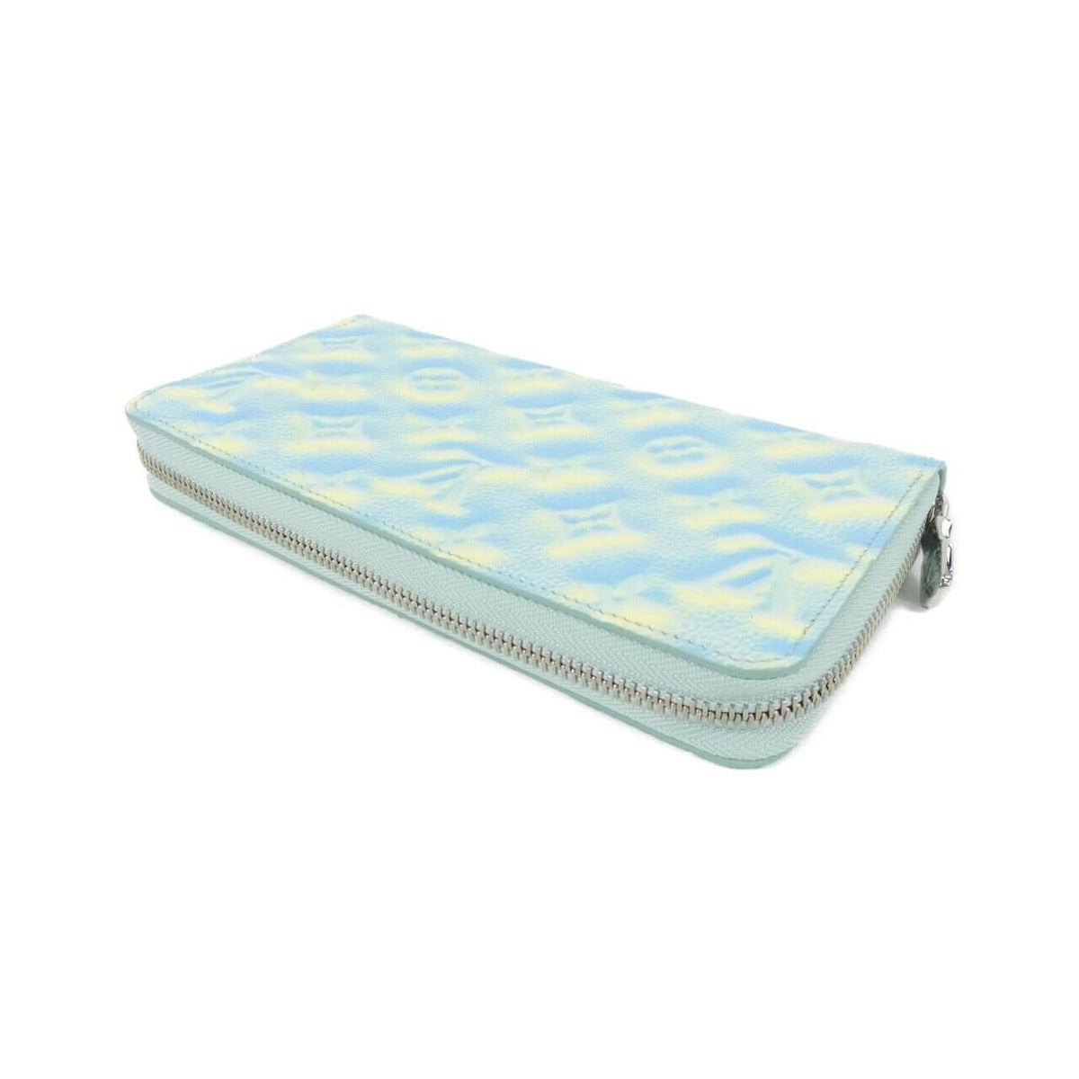 Louis Vuitton Monogram Empreinte Zippy Wallet Vert D'eau — view 2
