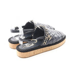 Chanel Sandals Quilted Leather — view 2