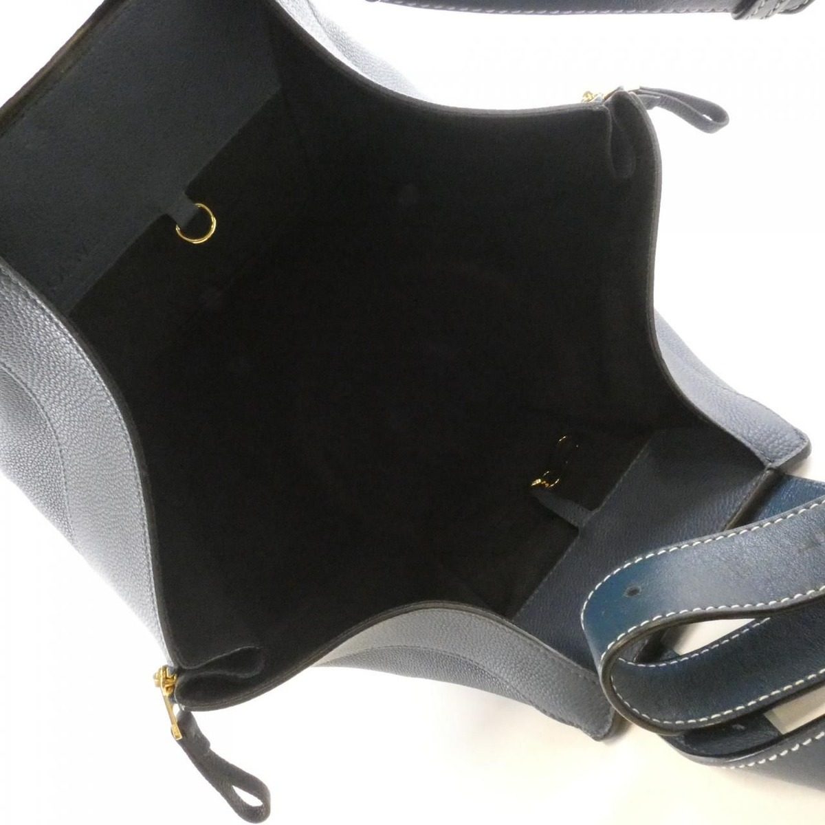 Loewe Hammock Bag Handbag Blue — view 6
