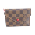 Louis Vuitton Damier Portefeuille Victorine Leather Trifold Wallet