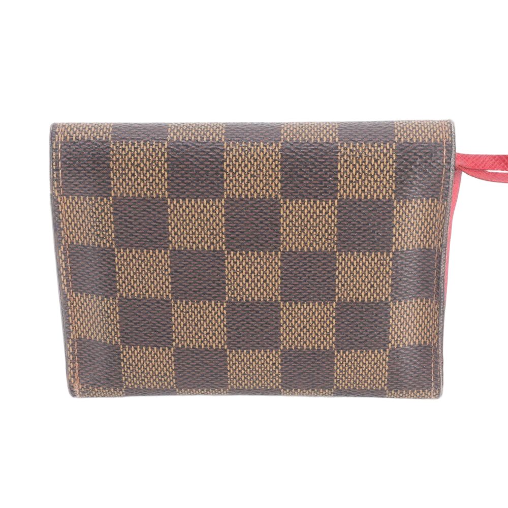 Louis Vuitton Damier Portefeuille Victorine Leather Trifold Wallet — view 2