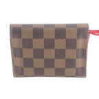 Louis Vuitton Damier Portefeuille Victorine Leather Trifold Wallet — view 2