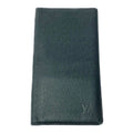 Louis Vuitton Taiga Porte Barrule Carte Cles Di Black Long Wallet