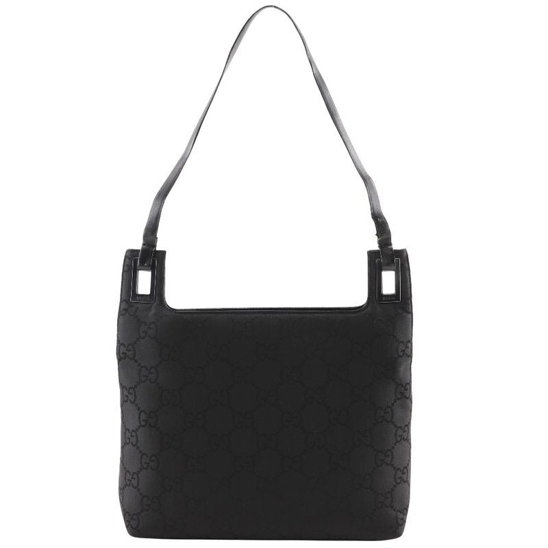 Gucci One Shoulder GG Nylon Black Bag