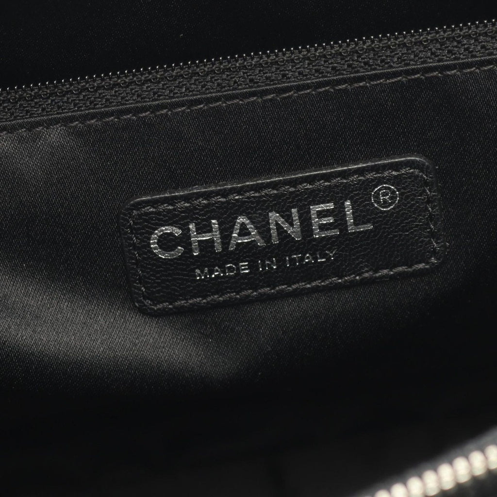 Chanel Tote Quilted Grand Shopping GST Black Caviar Leather — view 4