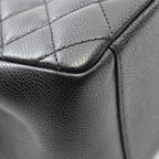 Chanel Tote Quilted Grand Shopping GST Black Caviar Leather — view 6