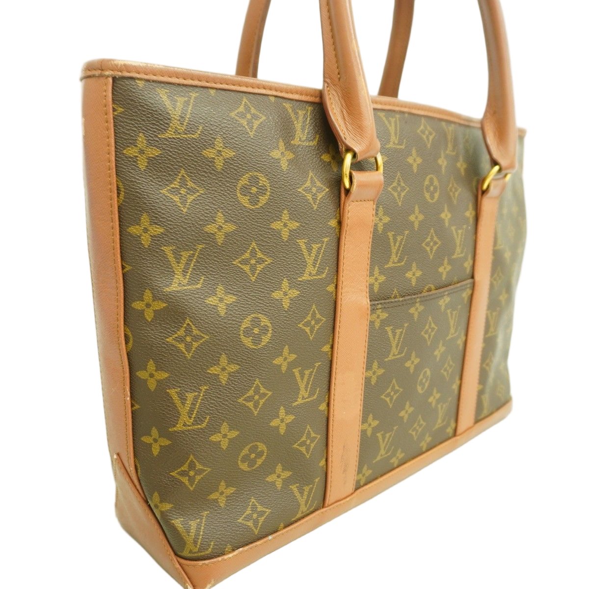 Louis Vuitton Tote Monogram Sac Weekend PM Brown — view 2