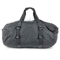 Louis Vuitton Boston Bag Practical Leather Nylon Black