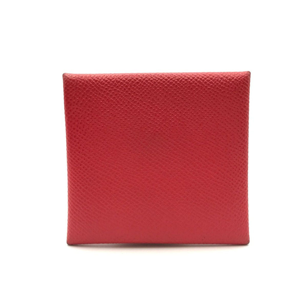 Hermes Bastia Evelyne Red Shikaku Coin Case — view 2