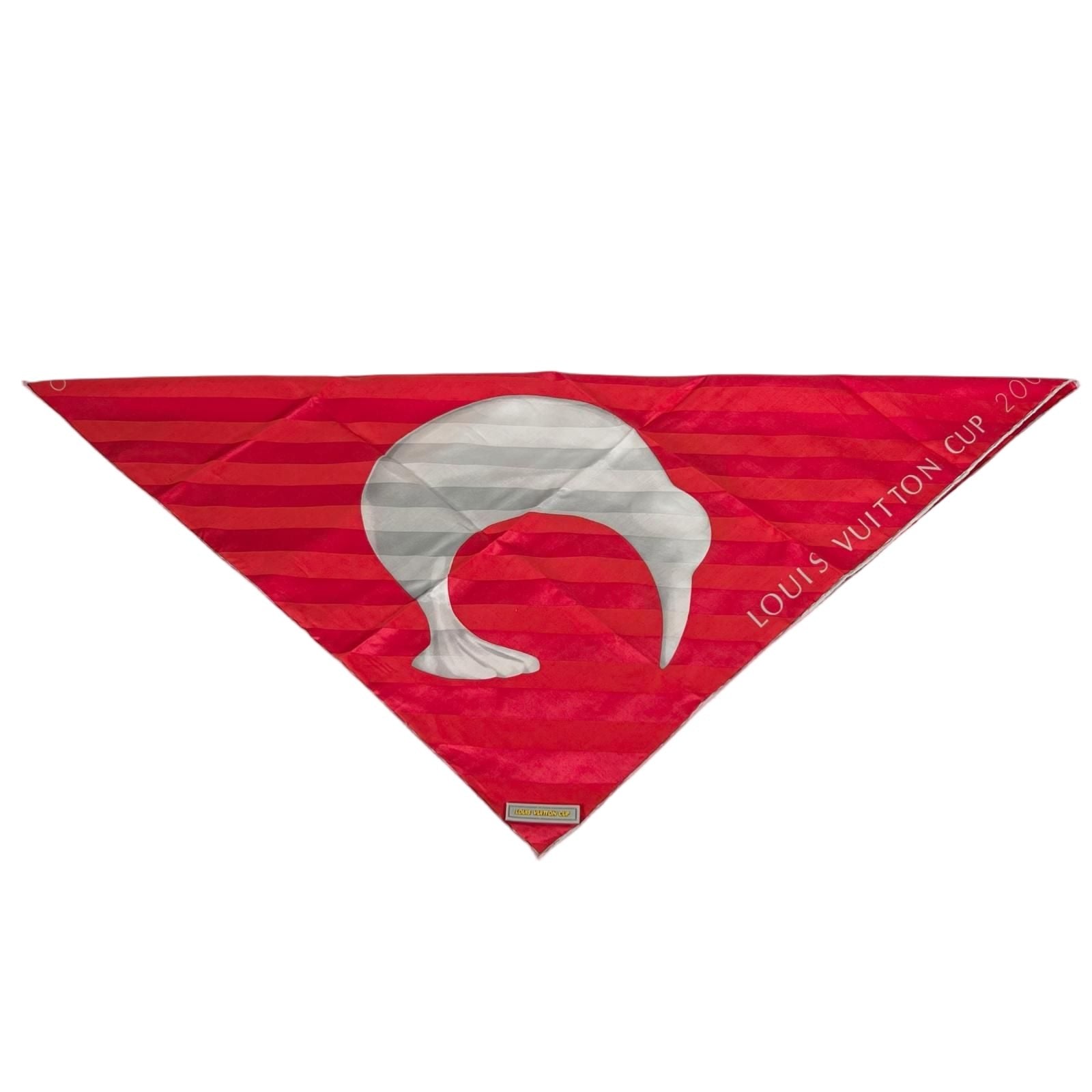 Louis Vuitton LV Cup Silk Red Scarf — view 2