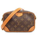Louis Vuitton Trocadero Wearable Wallet Brown Monogram Canvas Pochette Shoulder