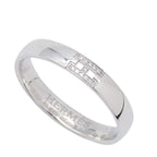 Hermes Ever Herakles White Gold 18K Diamond Wedding Ring 60