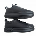 Hermes Happy Sneakers Size 36 Black Leather Shoes Apparel — view 5