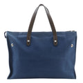 Hermes Cabas Mirror PM Medle Canvas Navy L Handbag Blue