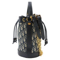 Dior Oblique Backpack Canvas Leather Navy