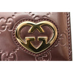 Gucci Wallet Long GG Pattern Heart Shape Interlocking G Metallic — view 7