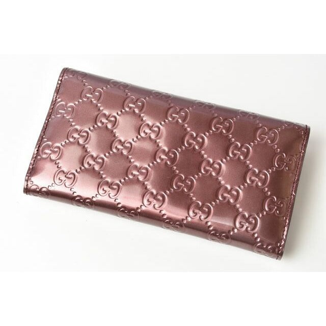 Gucci Wallet Long GG Pattern Heart Shape Interlocking G Metallic — view 8
