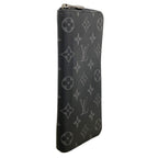 Louis Vuitton Wallet Monogram Eclipse Zippy Vertical Black — view 2