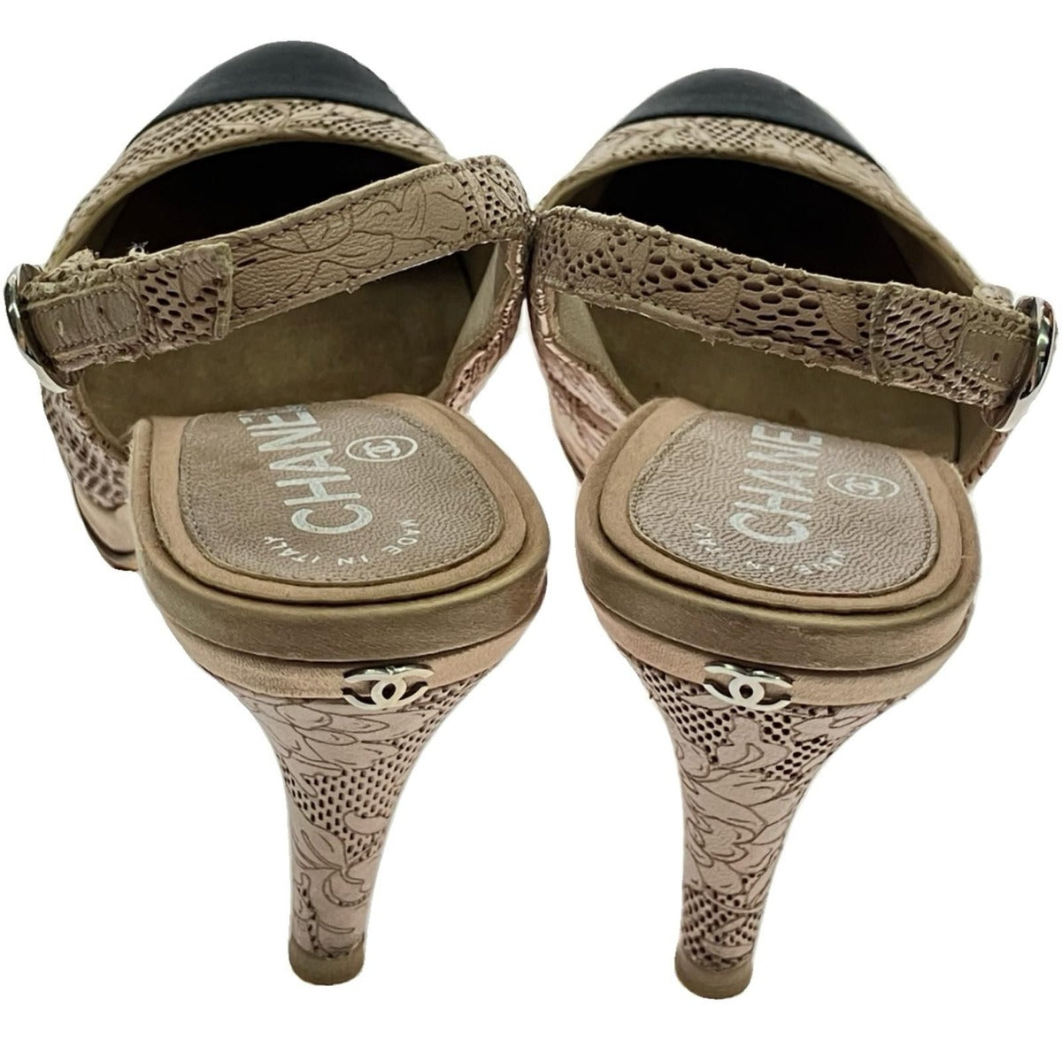 Chanel Ring Back Strap Sandals — view 4