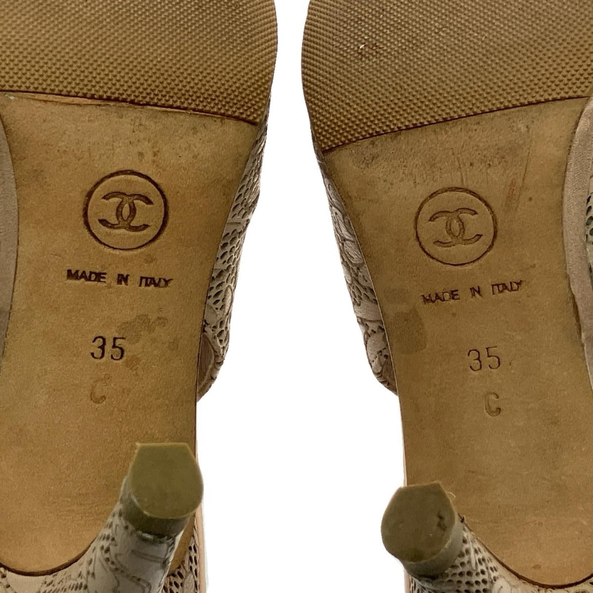 Chanel Ring Back Strap Sandals — view 5