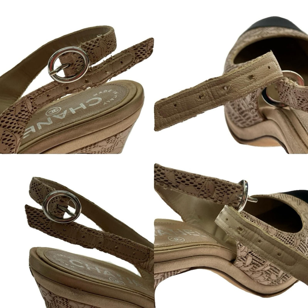 Chanel Ring Back Strap Sandals — view 8