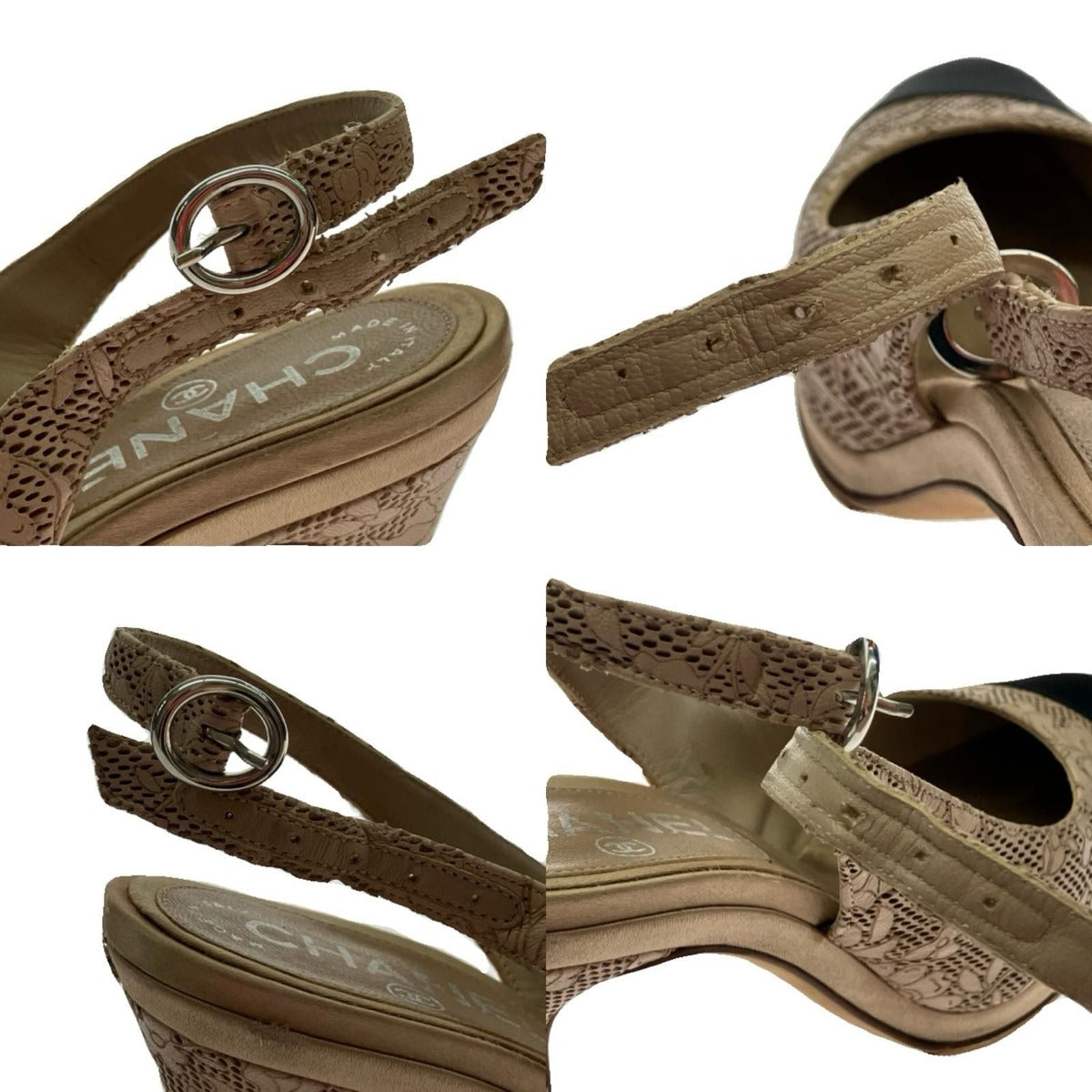 Chanel Ring Back Strap Sandals — view 8