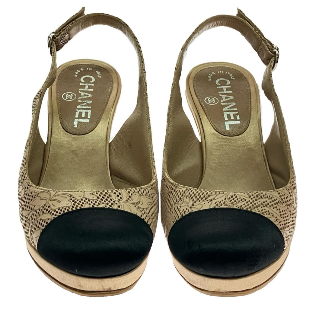Chanel Ring Back Strap Sandals — view 9