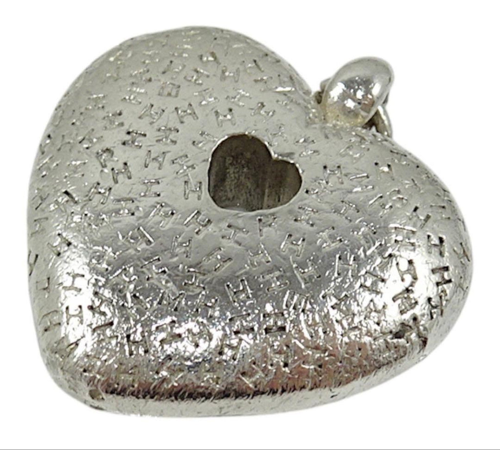 Hermes Heart Motif Key Holder