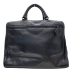 Bottega Veneta Intrecciato Business Bag Briefcase Handbag Black Leather