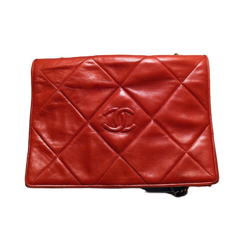 Chanel Quilted Lambskin Chain Shoulder
