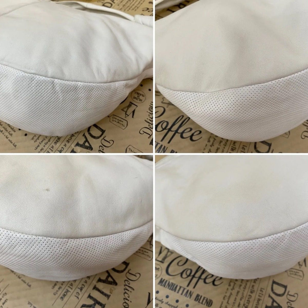 Loewe Handbag Half Moon Leather White Anagram Travel — view 7