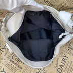 Loewe Handbag Half Moon Leather White Anagram Travel — view 8