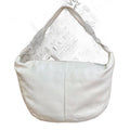 Loewe Handbag Half Moon Leather White Anagram Travel