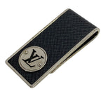 Louis Vuitton Money Clip Bill Neo Club Accessory Logo Silver Black