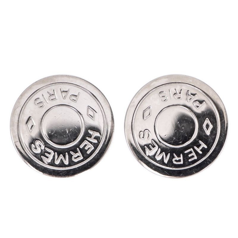 Hermes Serie Earrings Silver Accessories — view 2