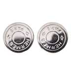 Hermes Serie Earrings Silver Accessories